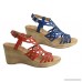 Ana Roman 16325 Womens Leather Wedges Made In Spain