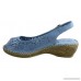 Cabello Comfort 5263-18 Womens Leather Wedge Sandals Handmade Turkey