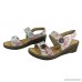 Cabello Comfort 5986-60 Womens Leather Comfort Sandals Made In Turkey
