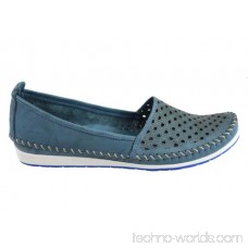 Cabello Comfort SI128 Womens Leather Comfort Flat Shoes Made In Turkey
