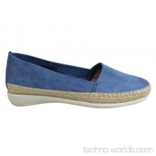 Flex & Go Womens Comfortable Espadrille Leather Flats Made In Portugal