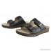 Florance 220001 Womens Leather Comfort Slide Sandals Made in Italy
