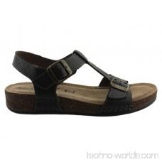 Florance Nero Womens Leather Sandals Made in Italy