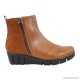 Hispanitas Womens Leather Wedge Boots Made In Spain