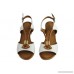 Sala Europe Tusk Womens Leather Mid Heel Comfortable Sandals