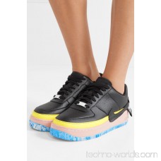 Air Force 1 Jester XX color-block textured-leather platform sneakers