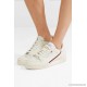 Continental 80 grosgrain-trimmed leather sneakers