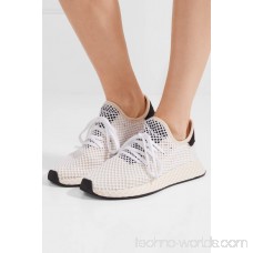 Deerupt Runner suede-trimmed mesh sneakers