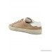 Leather-trimmed logo-embroidered suede sneakers