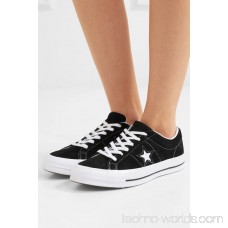 One Star Ox cutout suede sneakers