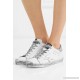 Superstar distressed leather sneakers 