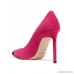 Anja two-tone suede pumps