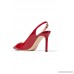 Erin 85 patent-leather slingback pumps