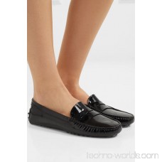 Gommino patent-leather loafers