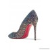 Pigalle Follies 100 glittered leather pumps