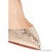 Pigalle Follies 100 metallic crinkled-leather pumps