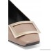 Quadrata Trompette embellished leather ballet flats