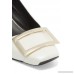 Trompette iridescent patent-leather slingback pumps