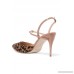 Vittorio leopard-print calf hair and patent-leather slingback pumps