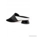 Zygo satin-trimmed two-tone patent leather mules