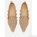 Faux Pearl Pointed Ballet Flats