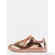 
        Metallic Lace Up Sneakers ROSE GOLD
    