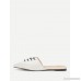 Pointed Toe Flat Mules