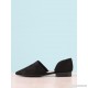 
        Pointy Toe Two Piece D orsay Flat Shooties
    