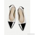 Two Tone Pointed Toe Flats